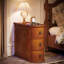 Table de bout vintage avec 3 tiroirs, table de chevet en bois, aucun assemblage requis