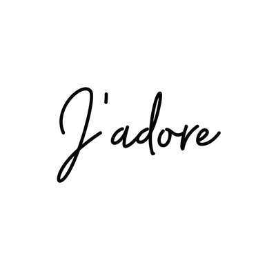 Jadore - Wrapped Canvas Print