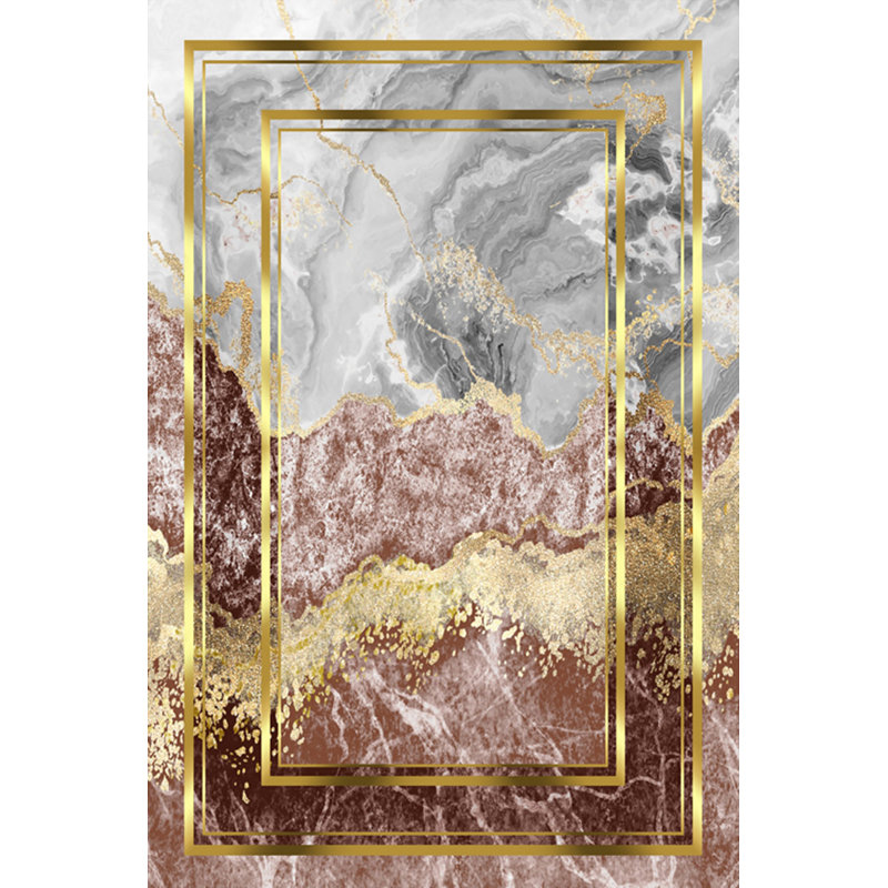 Luxurious Hall Carpet, 100% Velvet Fabric, 39.4 x 59.1 inches | Non-Slip Cotton Sole, 0.4 in Pile Height | Antibacterial, Machine Washable | 3D Digital Printing, Elegant Design for Home Décor & Comfort