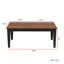 Grande table de salle à manger extensible 106,3 ", table extensible moderne pour salle à manger