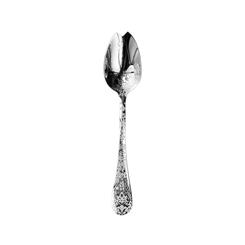 Casablanca Stainless Steel Salad Servers, Stainless Steel