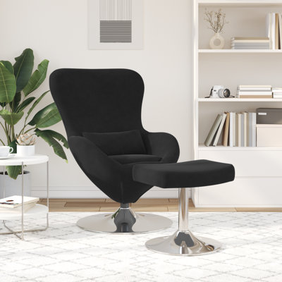 Fauteuil œuf avec repose-pieds vidaXL