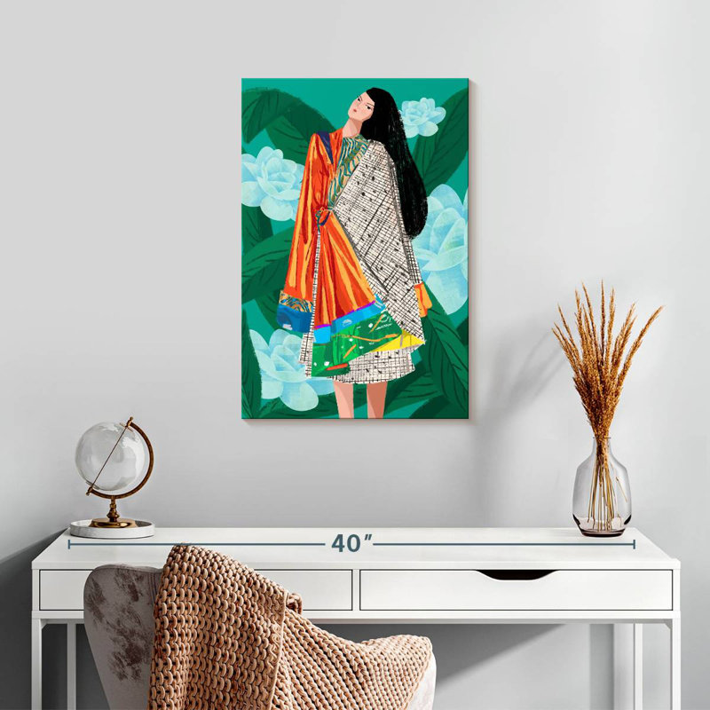 New China Chic II, H 24 po x l 16 po
