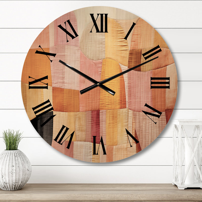 Thomaston Solid Wood Wall Clock, Medium