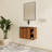 28'' Wall-Mounted Single Bathroom Vanity With Ceramic Vanity Top