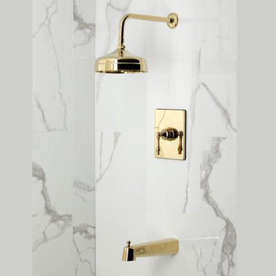 Kingston Brass Single-Handle Pressure Balanced Tub And Shower Faucet