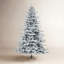 Utica Flocked Fir Artificial Christmas Tree-600414832