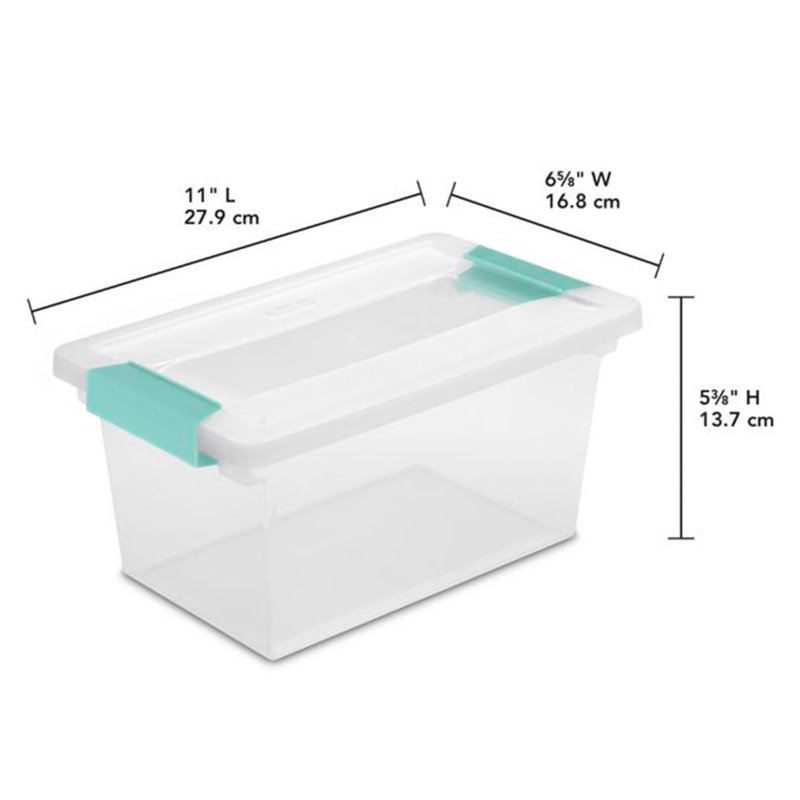 Boîte de rangement verrouillable 64 pte Sterilite (paquet de 6) + boîte à pinces moyenne (paquet de 4)