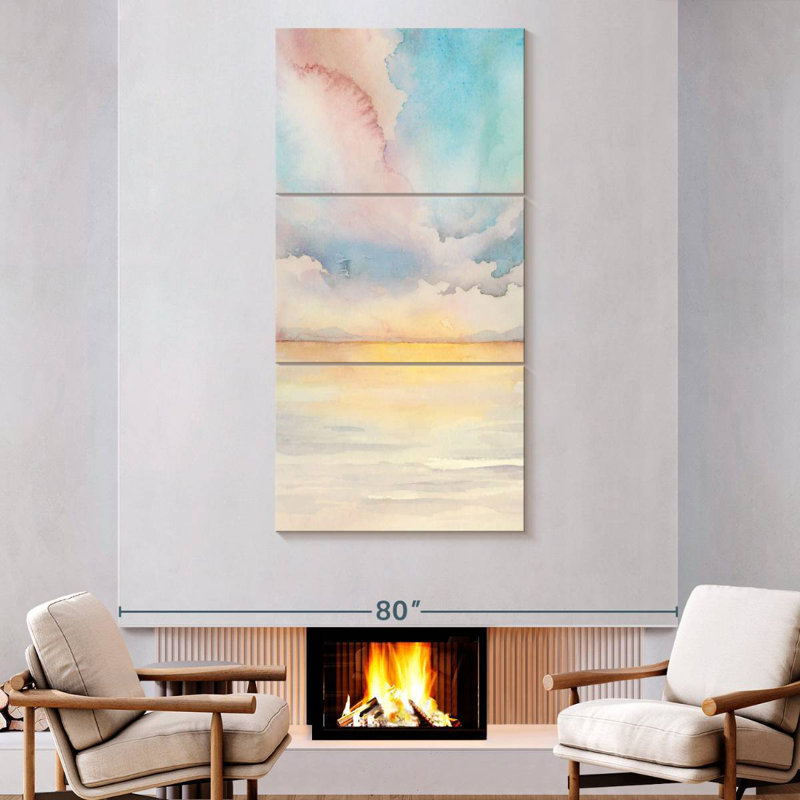 Triptyque Sea Sunset II