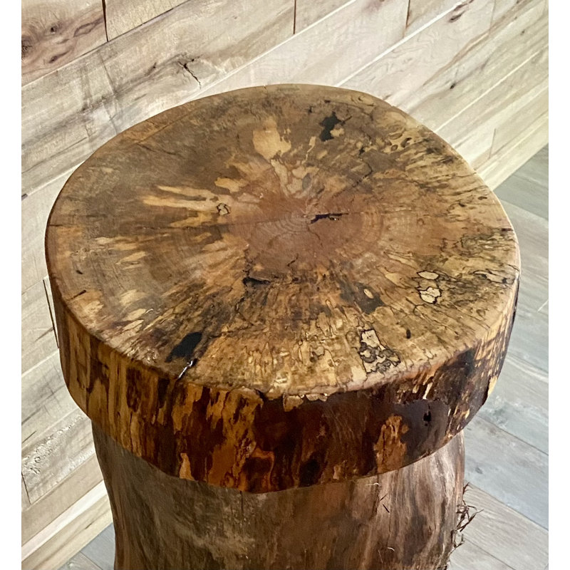Table de bout Live Edge, Épingle à cheveux grise 18 po