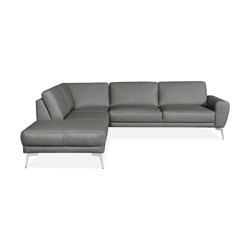 Edenilson 5 Seater Corner Sofa , Left Hand Facing, Grey