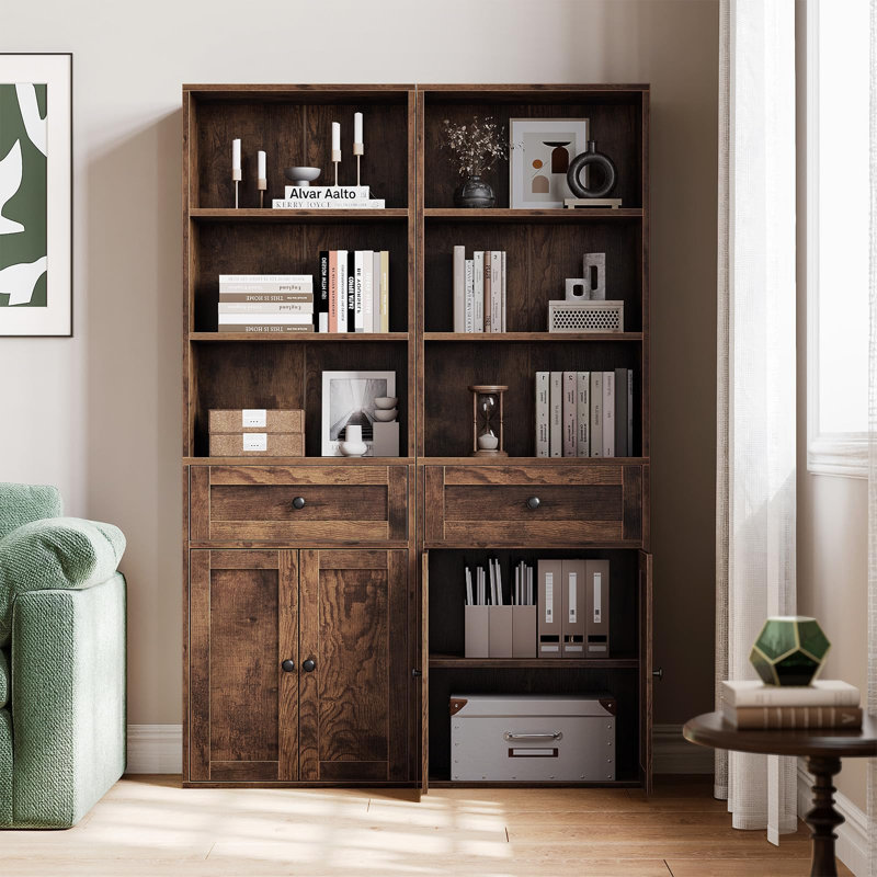 164.2cm H x 48cm W Bookcase, Brown
