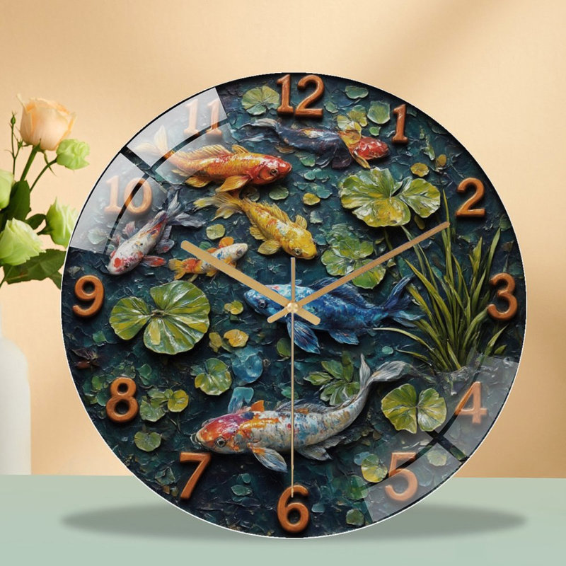 Horloge avec horloge murale 12 po