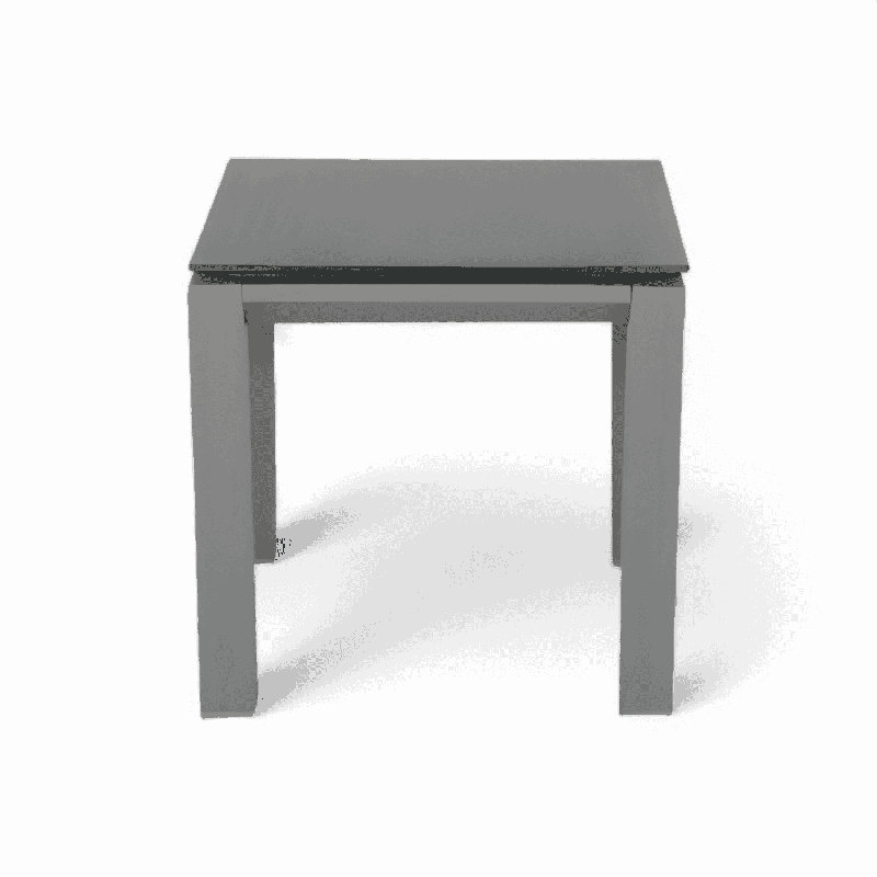 Table d'appoint d'extérieur Isa gris, Gris