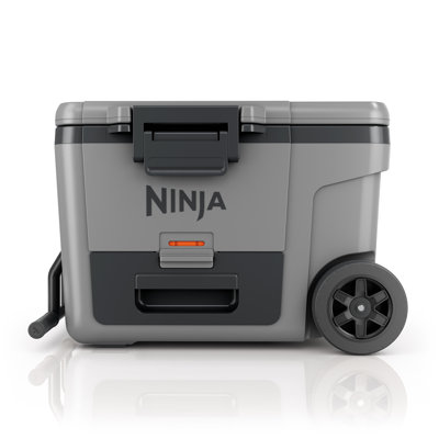 Ninja FrostVault 45qt Wheeled Cooler with Dry Zone, Integrated Fridge-Temp Dry Storage Drawer, Premium Heavy-Duty Insulated Cooler, Keeps Ice for Days, Lakeshore FB245BL