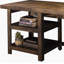 Bureau de travail Bridgevine Home Sausalito 60 po, aucun assemblage requis, finition whisky