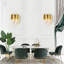 Applique murale moderne en cristal FRIXCHUR avec gouttes de cristal à 3 niveaux, lampe murale à DEL pour la chambre à coucher, la salle de bain, le salon, le couloir et l'escalier