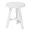 Tabouret d'appoint multi-usages en bois d'acacia bali & pari bali & pari David, blanc-121712271