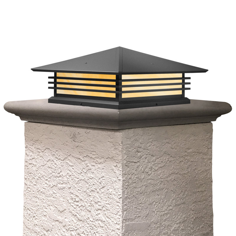 Luminaire suspendu à 2 lumières Abston, Miel, H 6,75 po x l 15 po x P 15 po, Noir texturé