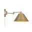 Applique murale 1 lumière Meridian en laiton naturel-1347320703-1347320700