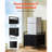 Mini Fridge Stand With Storage 176 Lbs Black Mini Fridge Table 2 Drawers