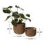 Rustic Rattan Basket With Handles - Set of 2