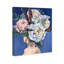 «Beautiful Floral Hair», impression sur toile-77337575-77337574