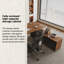 Solid Wood Walnut Color Electric Standing Desk-1148989519