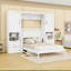 Lit escamotable en bois avec tiroirs et tablettes de rangement intégrés-638425928-638425935