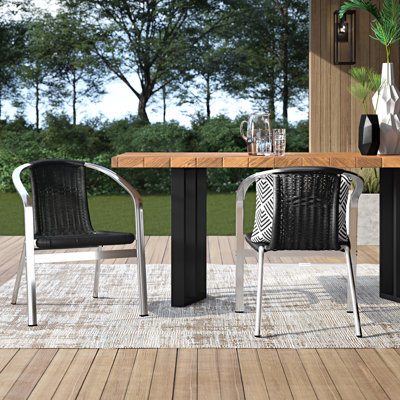 Chaise de patio empilable Herdon