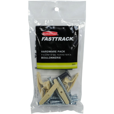 Fasttrack Garage Rail Hardware Slatwall Accessory Kit