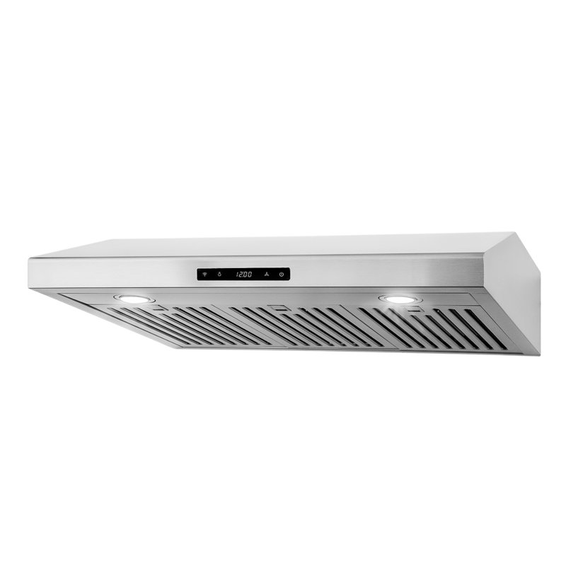 Cosmo 30 in. Haven Collection Ducted Under Cabinet Range Hood, Touch Controls, LED Lights, Permanent Filters, Stainless Steel