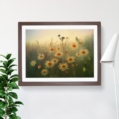 Joyous Wildflowers Floral - Framed Print