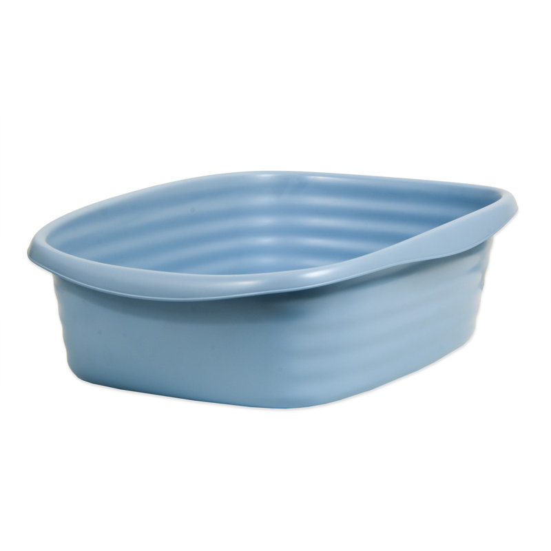 Jumbo Blue Recycled Plastic Open Top Litter Pan