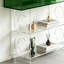 Table console en acrylique avec plateau vert-133691009