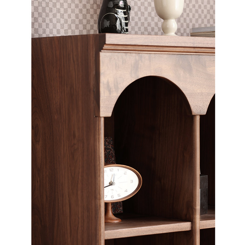 Retro-style open bookcase