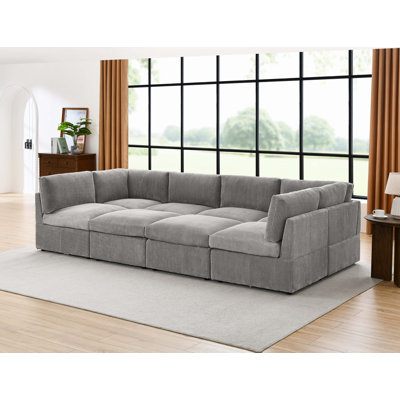 Arvill Corduroy U-Shaped Sectional