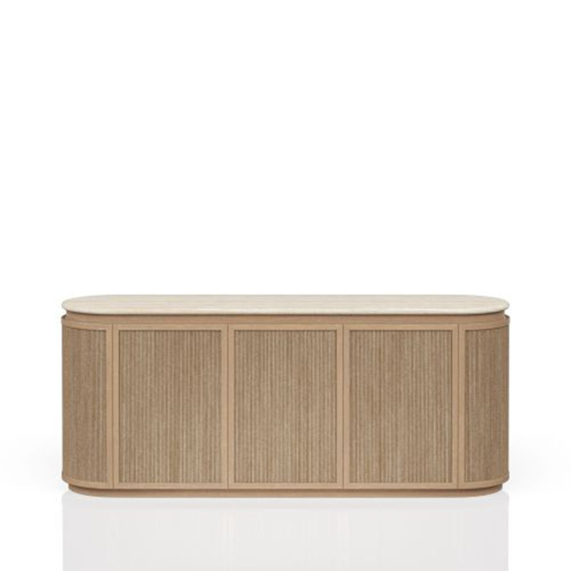 Stone Top and Rope Front Server