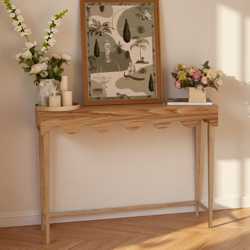 Table d'entrée Mid-Century, H 31,5 po x l 39,4 po x P 13,8 po