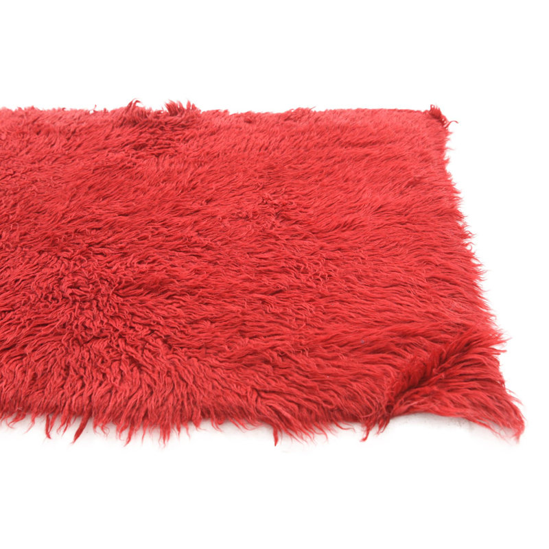 4 Ft Rectangle Phillippi Red Rug