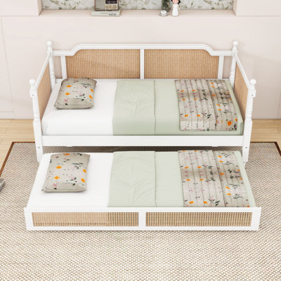 Wood Daybed with Trundle by Bay Isle Home