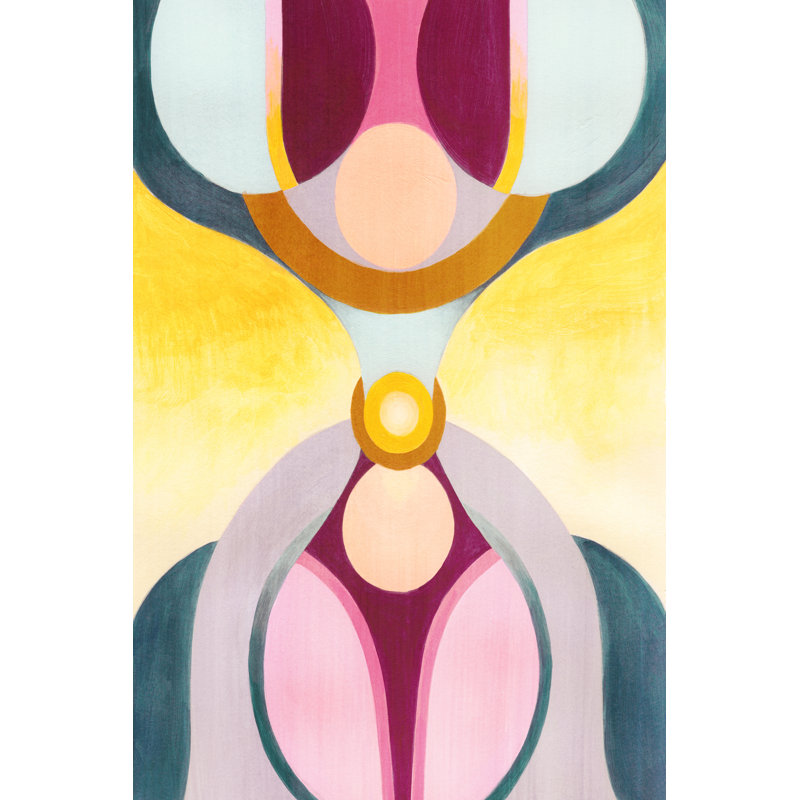 Chakra Sunset II 1 Piece Wrapped Canvas Wall Art, 122 cm H x 81 cm W