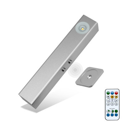 Motion Sensor LED Night Lights, 2500 mAh Rechargeable Battery Operated Indoor Wall Light Without Power Connection with Switch, Wireless Wall Lighting Battery for Cabinet Bedroom Stairs