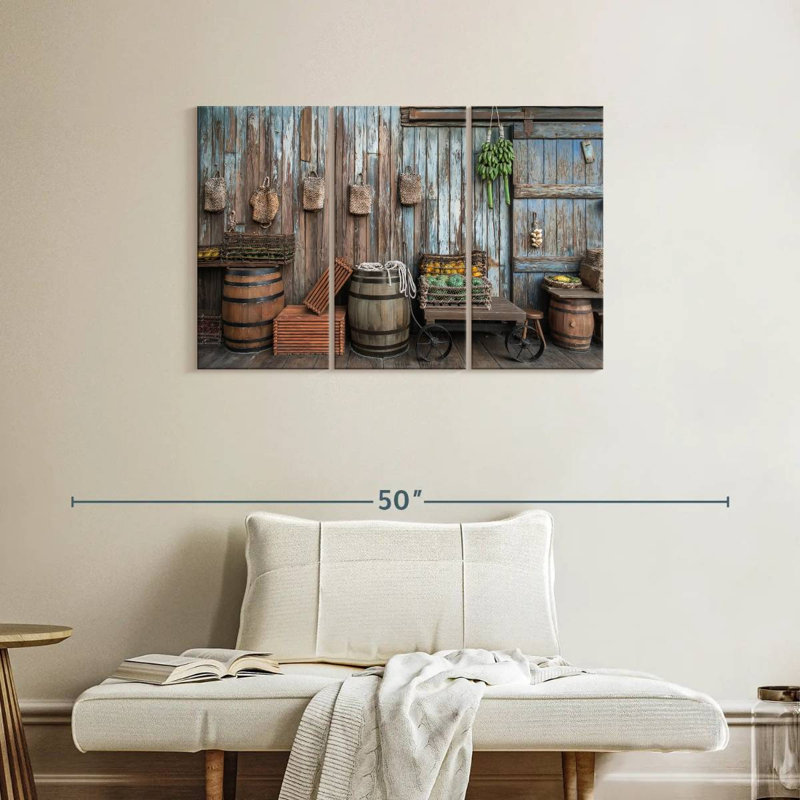 Lilie Rustic Fruit Stands, 24" H x 38" W