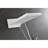 Shower System For Bath - Waterfall Rainfall Head With Handheld, Wall Mounted, Brass White Faucet Mounted And Handheld