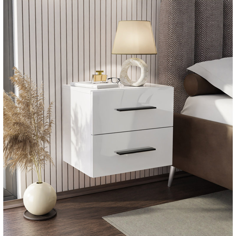 Laylonni 2 Drawer Bedside Table