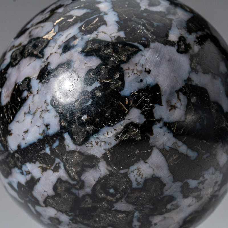 Genuine Polished Indigo Gabbro (2.25") Sphere from Madagascar