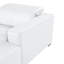 Canapé modulaire blanc en L en cuir véritable de 8 pièces faisant face à la gauche avec 3 fauteuils inclinables électriques et appuis-tête réglables-81284652