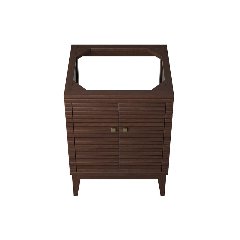 Modway Ledger 23.5'' Single Bathroom Vanity Base Only in Walnut