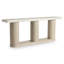 Table console Bernhardt Asana en imitation pierre